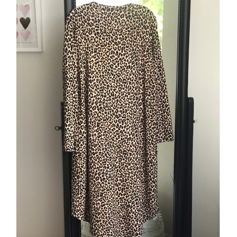 NWOT Mittoshop Leopard Ribbed Cardigan - Picture 3 of 6